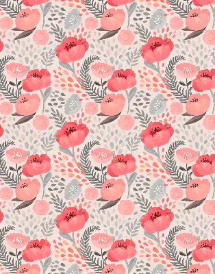 Modern roller blind Poppy design