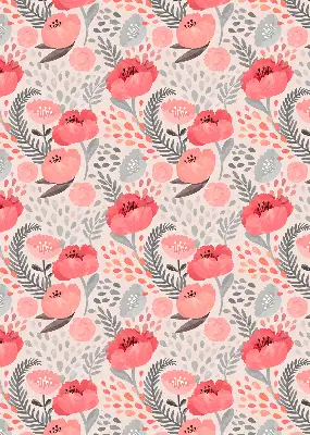 Modern roller blind Poppy design