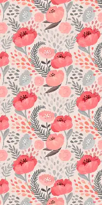Modern roller blind Poppy design