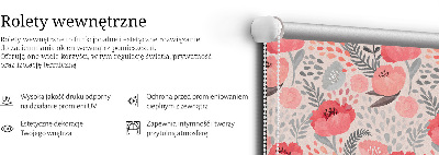 Modern roller blind Poppy