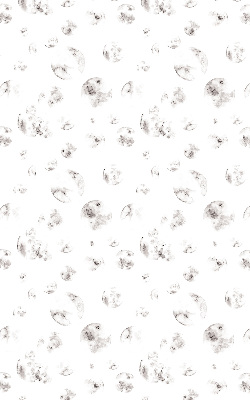 Fabric roller blind planets print
