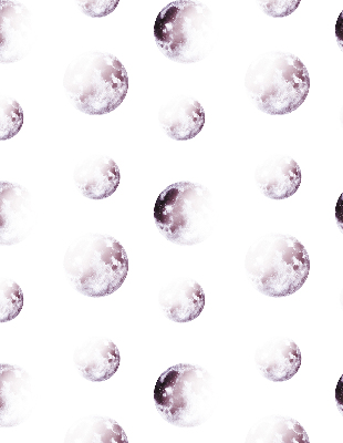Modern roller blind Gray planets