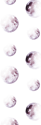 Modern roller blind Gray planets