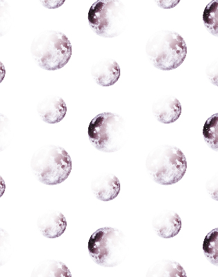 Modern roller blind Gray planets