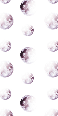 Modern roller blind Gray planets