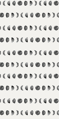 Moon phases roller blind for large windows