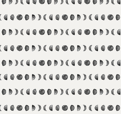 Moon phases roller blind for large windows