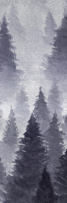 Fabric roller blind Misty forest