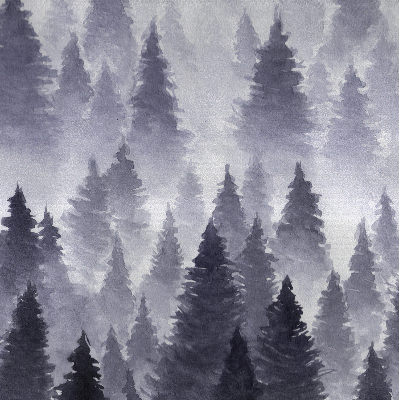 Fabric roller blind Misty forest