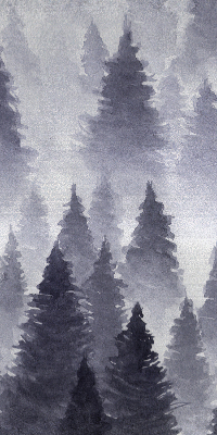 Fabric roller blind Misty forest