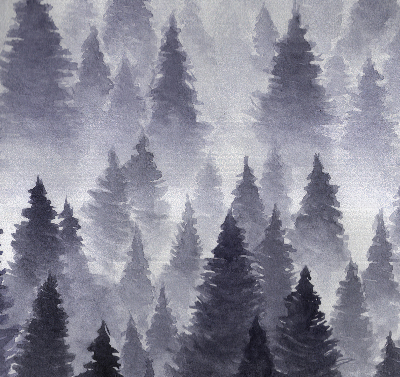 Fabric roller blind Misty forest
