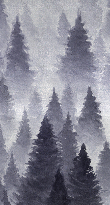 Fabric roller blind Misty forest