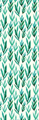 Modern roller blind with a plant theme