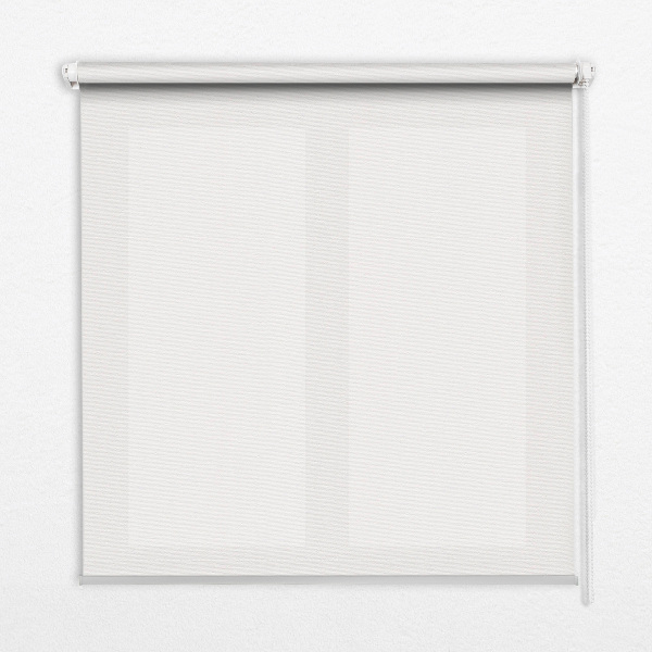 Roller blind for large window in white