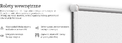 Roller blind for large window White