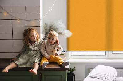 Fabric roller blind Dark orange
