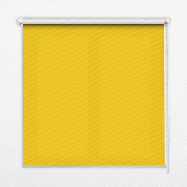 Roller blind for large window Bright orange