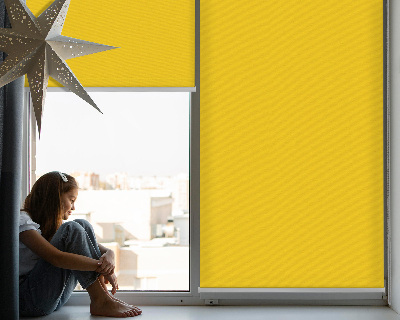 Roller blind for large window Bright orange