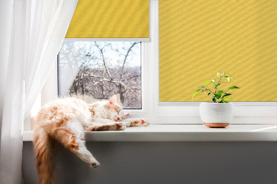 Roller blind for large window Bright orange