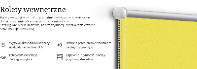 Modern roller blind Yellow