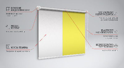 Modern roller blind Yellow
