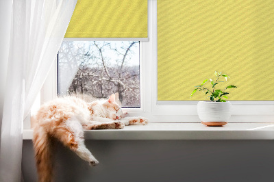 Modern roller blind Yellow