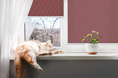 Roller blind for large window Claret