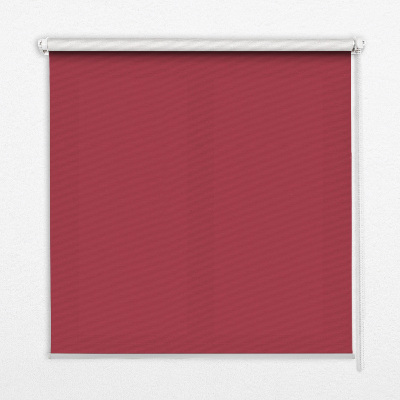 Fabric roller blind Dark red