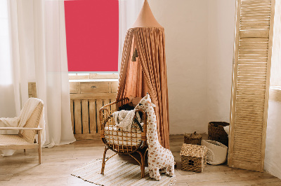 Modern roller blind Red