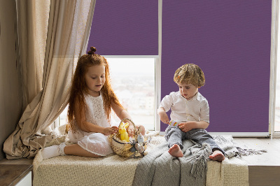 Fabric roller blind Purple