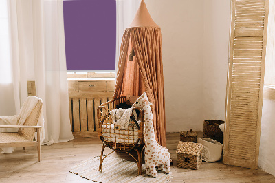 Fabric roller blind in purple