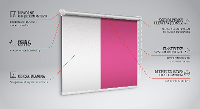 Modern roller blind Pink
