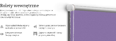 Fabric roller blind Purple