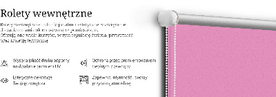 Modern roller blind Pink