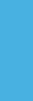 Roller blind for large window in blue