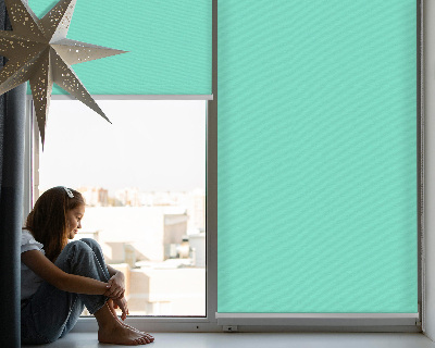 Modern roller blind Turquoise