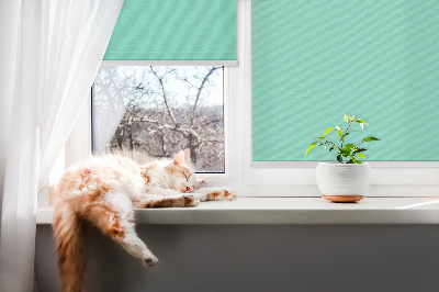 Modern roller blind Turquoise
