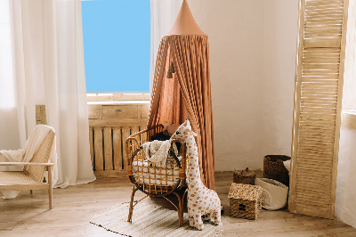 Roller blind for large window Blue