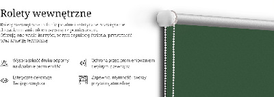 Modern roller blind Green