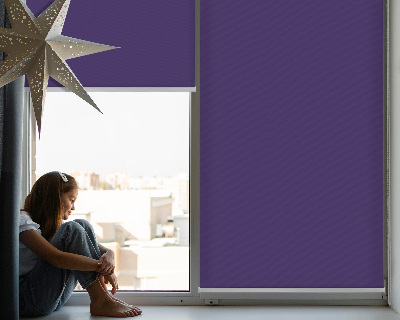 Roller blind for large window Purple