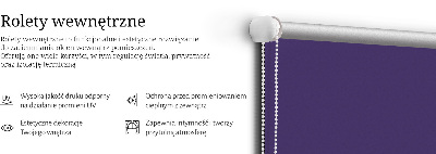 Roller blind for large window Purple