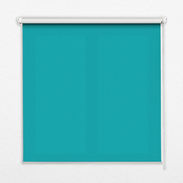 Fabric roller blind Turquoise