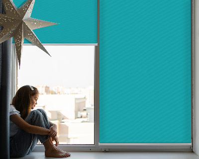 Fabric roller blind Turquoise