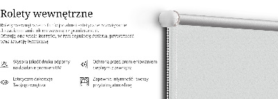 Roller blind for large window Light gray