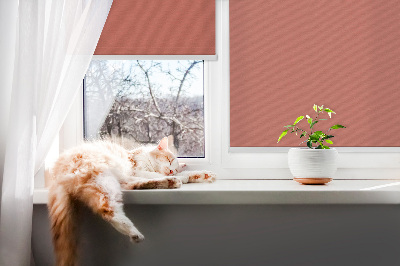 Roller blind for large window Red