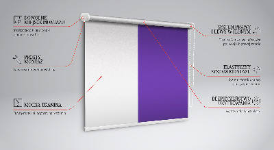Fabric roller blind Purple