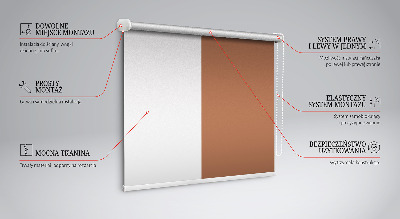 Fabric roller blind Brown