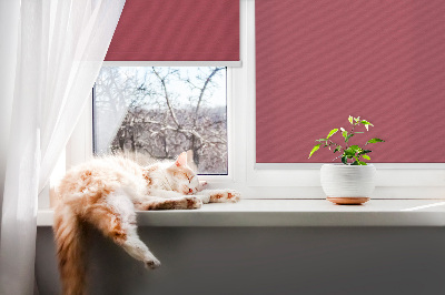 Roller blind for large window Claret