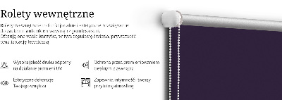 Modern roller blind Black