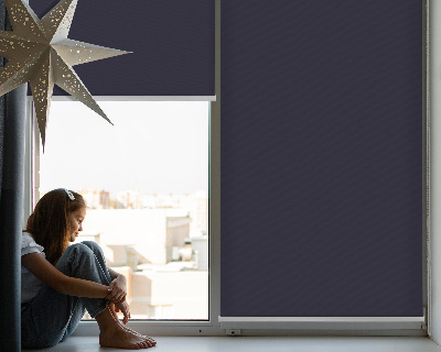 Roller blind for large window Black